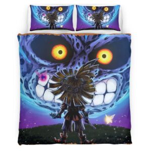 Housse De Couette The Legend of Zelda – Masque de Majora 3 Parure de lit Ensemble De Literie