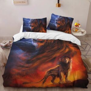 Alternative view of Housse De Couette Le Roi Lion 1003 Parure de lit Ensemble De Literie