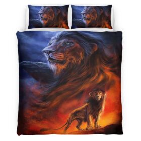 Housse De Couette Le Roi Lion 1003 Parure de lit Ensemble De Literie