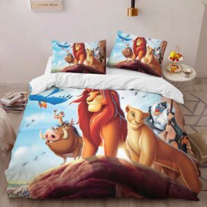 Alternative view of Housse De Couette Le Roi Lion Tous les personnages 15 Parure de lit Ensemble De Literie