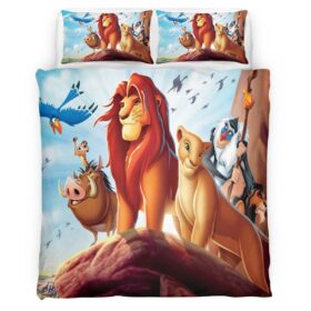 Housse De Couette Le Roi Lion Tous les personnages 15 Parure de lit Ensemble De Literie