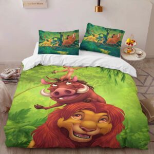 Alternative view of Housse De Couette Le Roi Lion Personnages 02 Parure de lit Ensemble De Literie