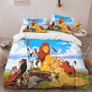 Alternative view of Housse De Couette Le Roi Lion Personnages 04 Parure de lit Ensemble De Literie