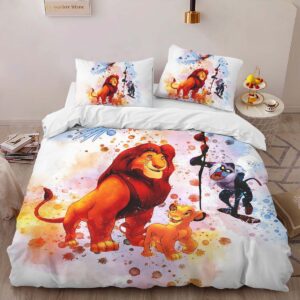 Alternative view of Housse De Couette Le Roi Lion Personnages 13 Parure de lit Ensemble De Literie