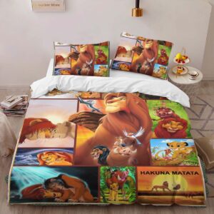 Alternative view of Housse De Couette Le Roi Lion Personnages 20 Parure de lit Ensemble De Literie