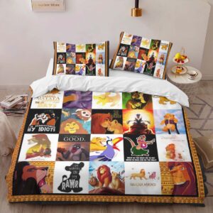 Alternative view of Housse De Couette Le Roi Lion Personnages 23 Parure de lit Ensemble De Literie