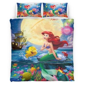 Housse De Couette La Petite Sirène Ariel 03 Parure de lit Ensemble De Literie