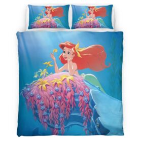 Housse De Couette La Petite Sirène Ariel 36 Parure de lit Ensemble De Literie