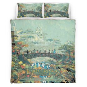 Housse De Couette Le Seigneur des Anneaux 14 Parure de lit Ensemble De Literie