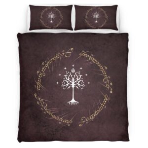 Housse De Couette Le Seigneur des Anneaux 5 Parure de lit Ensemble De Literie