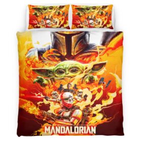 Housse De Couette The Mandalorian 9 Parure de lit Ensemble De Literie