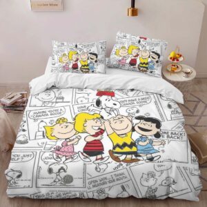 Alternative view of Housse De Couette Les Peanuts Personnages 3 Parure de lit Ensemble De Literie