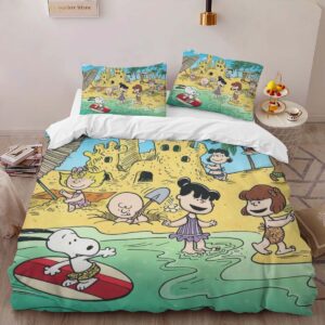 Alternative view of Housse De Couette Les Peanuts Personnages 5 Parure de lit Ensemble De Literie