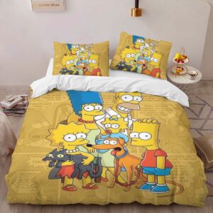 Alternative view of Housse De Couette Les Simpson Tous les personnages 09 Parure de lit Ensemble De Literie