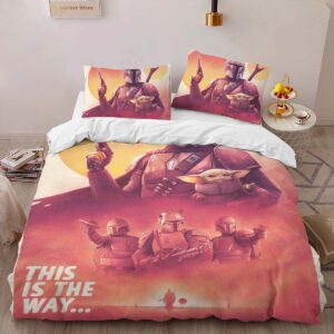 Alternative view of Housse De Couette « This Is the Way » The Mandalorian 2 Parure de lit Ensemble De Literie