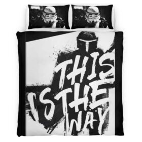 Housse De Couette « This Is the Way » The Mandalorian Parure de lit Ensemble De Literie