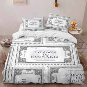 Alternative view of Housse De Couette Billet Poudlard Express Quai 9¾ Harry Potter 02 Parure de lit Ensemble De Literie