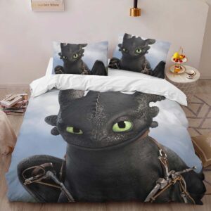 Alternative view of Housse De Couette Krokmou Dragons 03 Parure de lit Ensemble De Literie