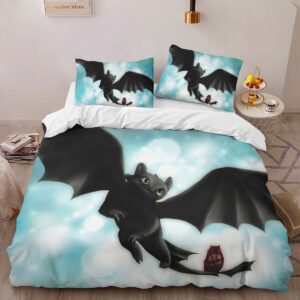 Alternative view of Housse De Couette Krokmou Dragons 04 Parure de lit Ensemble De Literie
