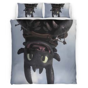 Housse De Couette Krokmou Dragons 06 Parure de lit Ensemble De Literie