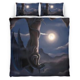 Housse De Couette Krokmou Dragons 08 Parure de lit Ensemble De Literie