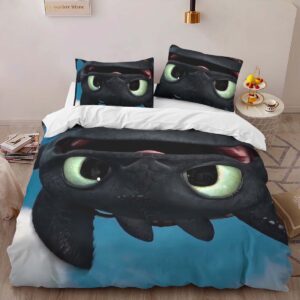 Alternative view of Housse De Couette Krokmou Dragons 11 Parure de lit Ensemble De Literie