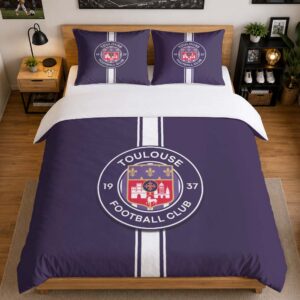 Alternative view of Housse De Couette Toulouse FC 17 Parure de lit Ensemble De Literie - TFC Ligue 1