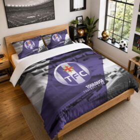 Housse De Couette Toulouse FC 2 Parure de lit Ensemble De Literie – TFC Ligue 1