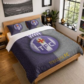 Housse De Couette Toulouse FC 5 Parure de lit Ensemble De Literie – TFC Ligue 1