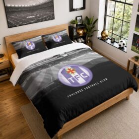 Housse De Couette Toulouse FC 7 Parure de lit Ensemble De Literie – TFC Ligue 1