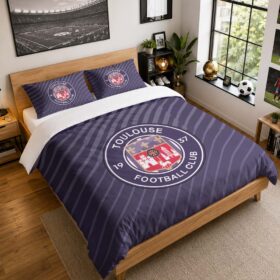 Housse De Couette Toulouse FC 01 Parure de lit Ensemble De Literie – TFC Ligue 1