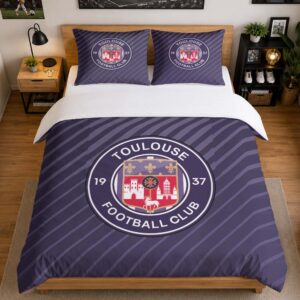 Alternative view of Housse De Couette Toulouse FC 01 Parure de lit Ensemble De Literie - TFC Ligue 1