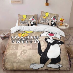 Alternative view of Housse De Couette Titi et Grosminet Looney Tunes 03 Parure de lit Ensemble De Literie