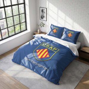 Housse De Couette USA Perpignan Rugby Club Parure de lit Ensemble De Literie Rugby - Model 07