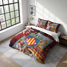 Housse De Couette USA Perpignan Rugby Club Parure de lit Ensemble De Literie Rugby – Model 09