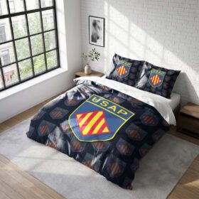 Housse De Couette USA Perpignan Rugby Club Parure de lit Ensemble De Literie Rugby – Model 13
