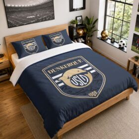 Housse De Couette USL Dunkerque 01 Parure de lit Ensemble De Literie – USLD Ligue 2