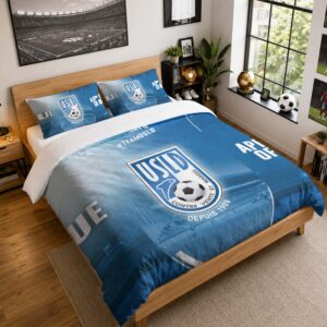 Housse De Couette USL Dunkerque 03 Parure de lit Ensemble De Literie - USLD Ligue 2