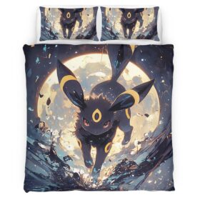Housse De Couette Umbreon Pokémon 14 Parure de lit Ensemble De Literie