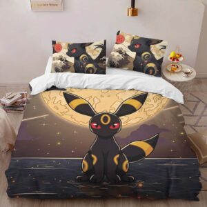 Alternative view of Housse De Couette Umbreon Pokémon 18 Parure de lit Ensemble De Literie