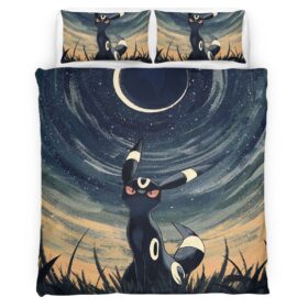 Housse De Couette Umbreon Pokémon 19 Parure de lit Ensemble De Literie
