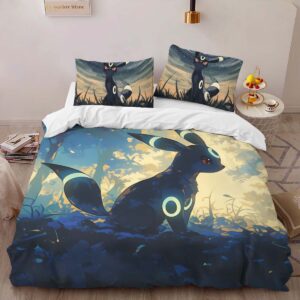 Alternative view of Housse De Couette Umbreon Pokémon 20 Parure de lit Ensemble De Literie
