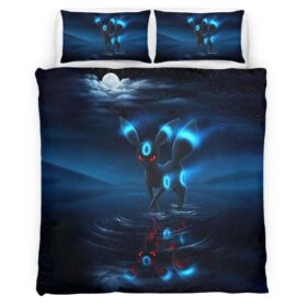 Housse De Couette Umbreon Pokémon 5 Parure de lit Ensemble De Literie