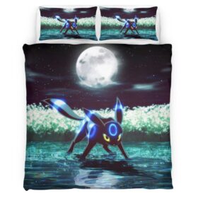 Housse De Couette Umbreon Pokémon 7 Parure de lit Ensemble De Literie