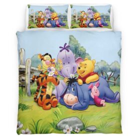 Housse De Couette Winnie l’Ourson 02 Parure de lit Ensemble De Literie