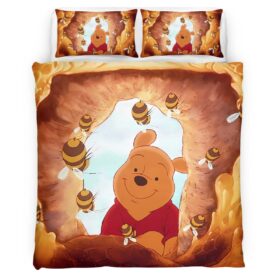 Housse De Couette Winnie l’Ourson 07 Parure de lit Ensemble De Literie