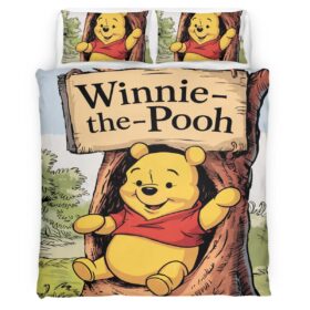 Housse De Couette Winnie l’Ourson 12 Parure de lit Ensemble De Literie