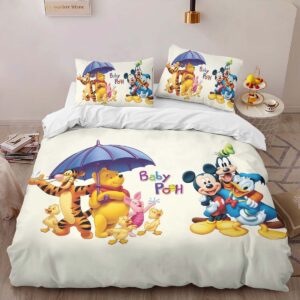Alternative view of Housse De Couette Winnie l’Ourson et Personnages Disney Parure de lit Ensemble De Literie
