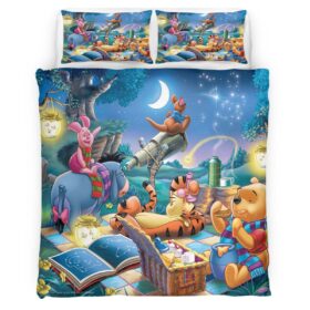 Housse De Couette Winnie l’Ourson et ses Amis 7 Parure de lit Ensemble De Literie