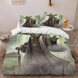 Alternative view of Housse De Couette Yoda Grogu Star Wars 2 Parure de lit Ensemble De Literie